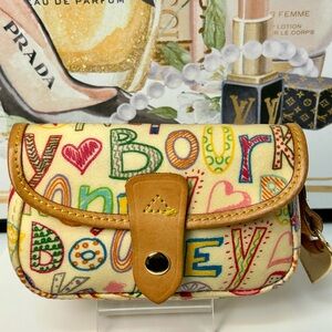 Dooney & Bourke Colorful Small Clutch 💙💖